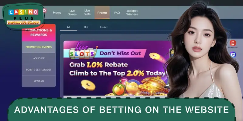 Advantages of betting on the CASINO PLUS website