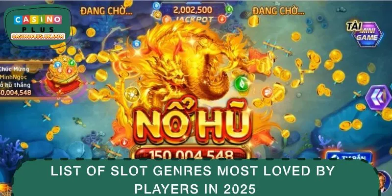 List of slot genres most loved by players in 2025